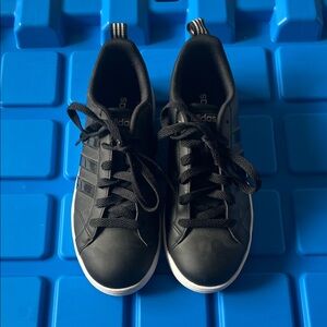 Adidas Women’s Black Sneakers with White Sole